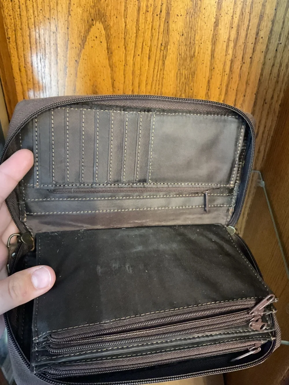 STS cow hide XL wallet